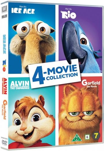 Ice Age/Rio/Alvin/Garfield - 4 Movie Collection (DVD)